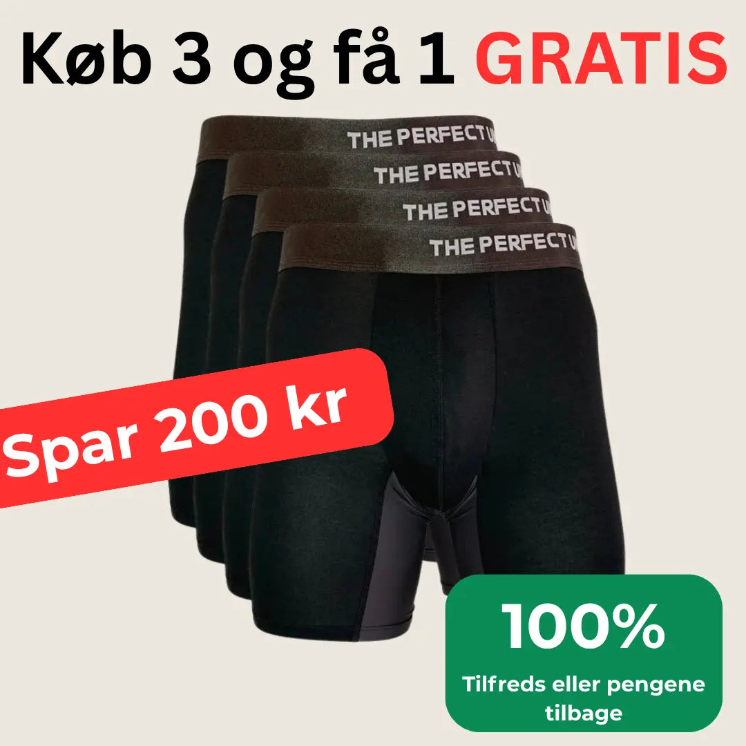 Køb 3 og få 1 gratis - Spar 200 kr